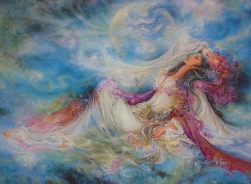 Hope is Eternal Persian Miniatures Fairy Tales Oil Paintings